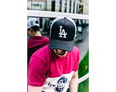 New Era 9FORTY Clean Trucker Los Angeles Dodgers Snapback Black / Optic White Cap