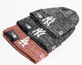 New Era Engineered Fit Cuff Knit Los Angeles Dodgers Cardinal/Grey Winter Beanie
