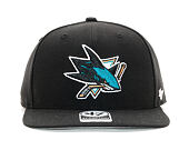 '47 Brand San José Sharks No Shot Captain Black Snapback