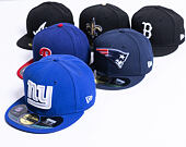 New Era 59FIFTY MLB Basic Atlanta Braves Fitted Black / White Cap