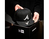 New Era 59FIFTY MLB Basic Atlanta Braves Fitted Black / White Cap