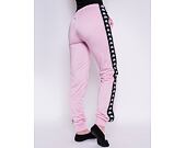 Kappa 222 Banda Wrastoria Slim BZ5 Pink/Black/White Womens Sweatpants
