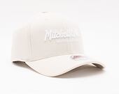 Mitchell & Ness Pinscript Redline Snapback Branded Khaki Cap