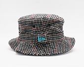 New Era Check Bucket Brown / Aqua / Red