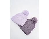 Under Armour Around Town Pom Beanie Plum Womens Beanie