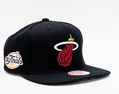 Mitchell & Ness Top Spot Snapback HWC Miami Heat Black Cap