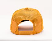 New Era 9FORTY A-Frame Trucker Tonal Mesh New York Yankees Snapback Tangerine Cap