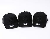 New Era Kids 9FORTY Clean Trucker New York Yankees Black / Black Snapback