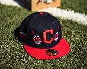 Adam Wave × New Era 59FIFTY MLB “Banned” Cleveland Indians Fitted Cap