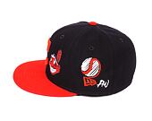 Adam Wave × New Era 59FIFTY MLB “Banned” Cleveland Indians Fitted Cap