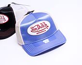 Von Dutch Cary Trucker Satin Blue/Pink Cap