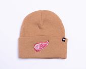 '47 Brand NHL Detroit Red Wings Haymaker '47 Cuff Knit Camel Winter Beanie
