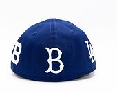 New Era 59FIFTY MLB All over Logo LP Low Profile Los Angeles Dodgers Navy Cap