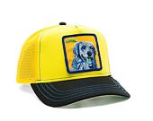 Kšiltovka Goorin - 'Acid Trip Pack' - Doggy Trip - Yellow / Black