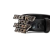 Pásek RIP N DIP Fuckin Fuck Leather Belt (Black) RND10173