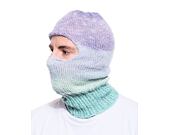 Custom made pletená Balaclava kukla - Cloudy Teal