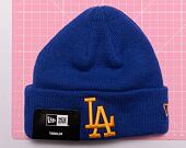 Dětský kulich New Era MLB Kids League Essential Beanie Los Angeles Dodgers Blue Azure / Mellow Yello