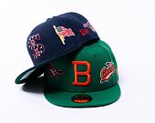Kšiltovka New Era 59FIFTY MLB Coops All Over Print Baltimore Orioles Cooperstown Team Color