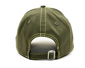 Dětská Kšiltovka New Era - 9FORTY Contrast Stitch - NY Yankees - Olive / Neon Yellow
