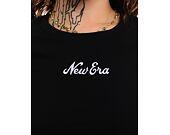 Dámské Triko New Era - Script Tee Slim - Black / White