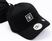 Kšiltovka New Era - NFL Metallic Patch 9FORTY A-Frame - Las Vegas Raiders - Black / Silver