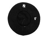 Baret New Era - MLB Womens Knitted Beret - NY Yankees - Black / White