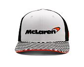Kšiltovka New Era - F1 Checkered Visor 9FIFTY Original Fit - Mclaren Racing - White