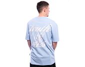 Triko Karl Kani - Retro T&L Backprint Tee light - blue/white