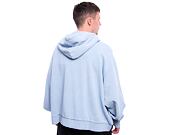 Mikina Karl Kani - College Heavy Crop Zip Hoodie - light blue