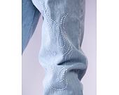 Kalhoty Karl Kani - Og Baggy Five Pocket Flames Denim - bleached blue