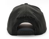 Mitchell & Ness Pinscript Redline Snapback Branded Charcoal Cap