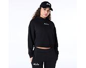Dámská Mikina New Era - Script Crop Hoodie - Black