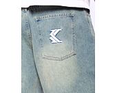 Kraťasy Karl Kani OG Denim Baggy Jorts bleached blue