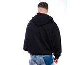 Mikina Karl Kani - Woven Signature Kani Os Zip Hoodie - black/rose