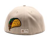 Kšiltovka New Era - MLB Food Icon 59FIFTY - LA Dodgers - Stone / White