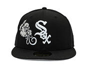 Kšiltovka New Era - MLB Food Icon 59FIFTY - Chicago White Sox - Black / White