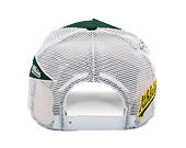 Kšiltovka New Era - MLB Mesh Patch 9FORTY Trucker - Oakland Athletics - Dark Green