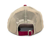 Kšiltovka New Era - MLB Washed Mesh 9TWENTY - Oakland Athletics - Cherry / Stone