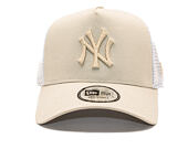 Kšiltovka New Era - MLB League Essential 9FORTY Trucker - NY Yankees - Stone