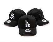 Kšiltovka New Era - MLB League Essential 9FORTY A-Frame - LA Dodgers - Black / White
