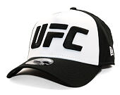 Kšiltovka New Era - UFC MMA Core Logo 9FORTY Trucker - White / Black