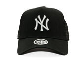 Dámská Kšiltovka New Era - MLB Metallic 9FORTY Trucker - NY Yankees - Black
