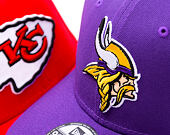 Kšiltovka New Era - NFL Anniversary Patch 9SEVENTY Stretch-Snap - Minnesota Vikings - Purple