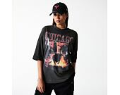 Triko New Era - NBA Washed Graphic Tee - Chicago Bulls - Black