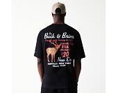 Triko New Era - Wild Graphic Tee - Black