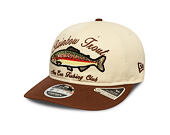 Kšiltovka New Era - Wild "Fishing Club" 9FIFTY Retro Crown - Cream / Auburn