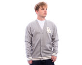 Svetr New Era - MLB Cardigan Knit - LA Dodgers - Heather Grey