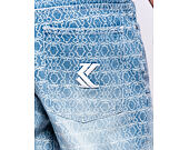 Džíny Karl Kani - Og K Aop Carpenter Straight Leg Jeans Blue