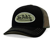 Kšiltovka Von Dutch - Trucker - Classic Logo - Black/Green