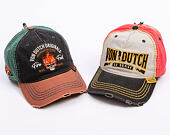Kšiltovka Von Dutch - Trucker - Washed Black/Grey/Red